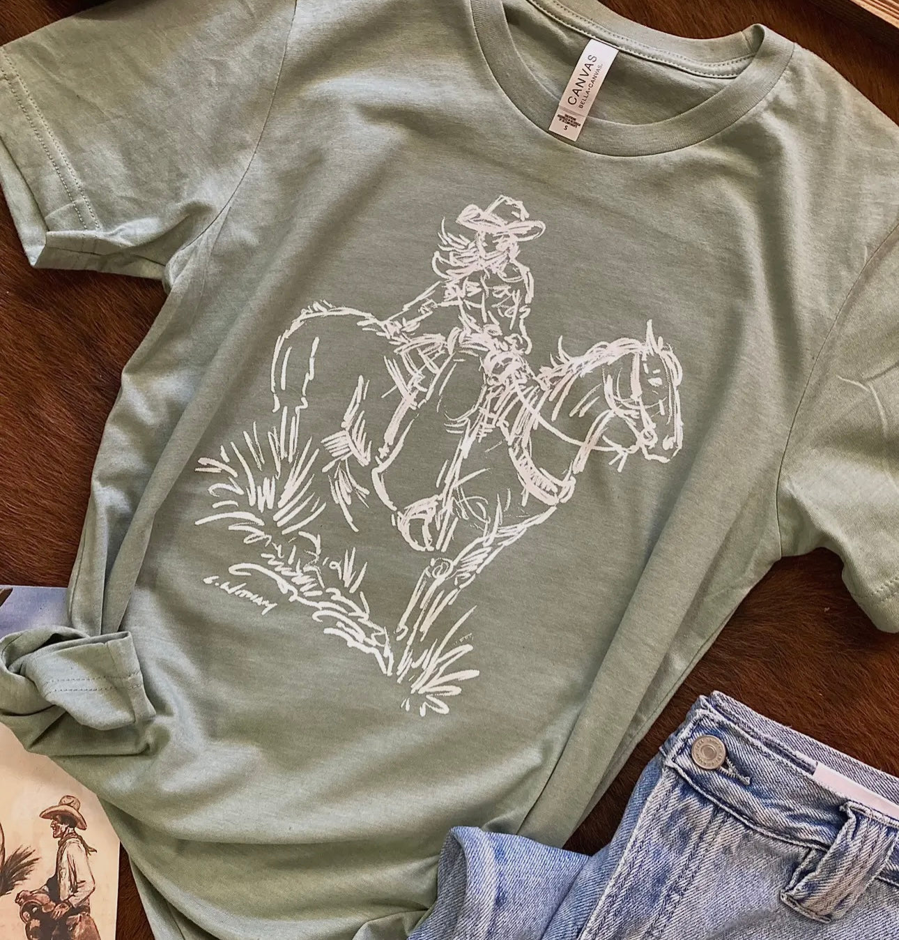 Cowgirl Western Graphic Tee