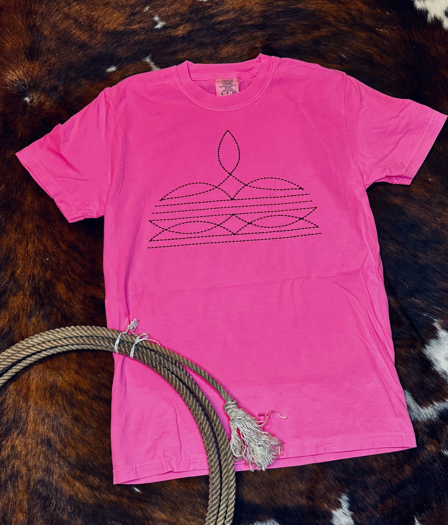 Western Boot Stitch Graphic Tee