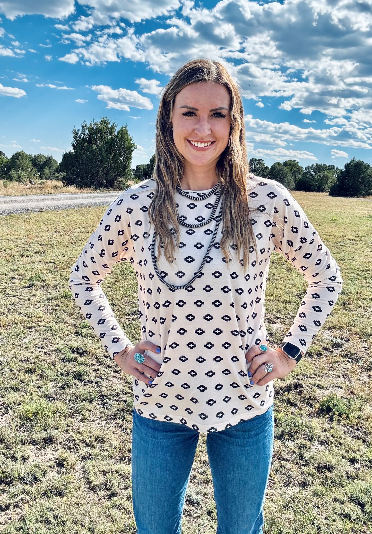 Alto Aztec Long Sleeve Top