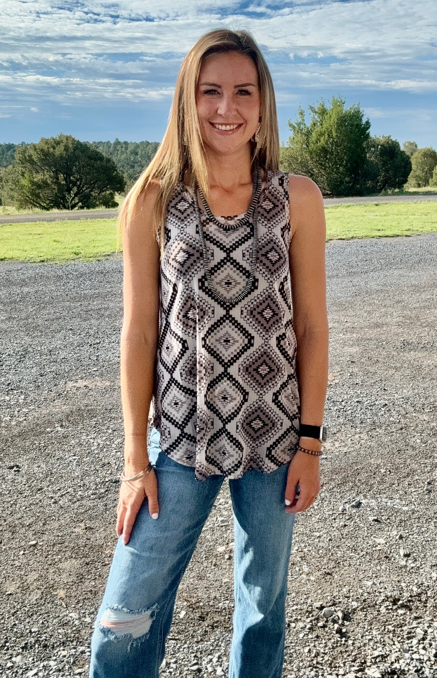 Prairie Lake Mesh Tank