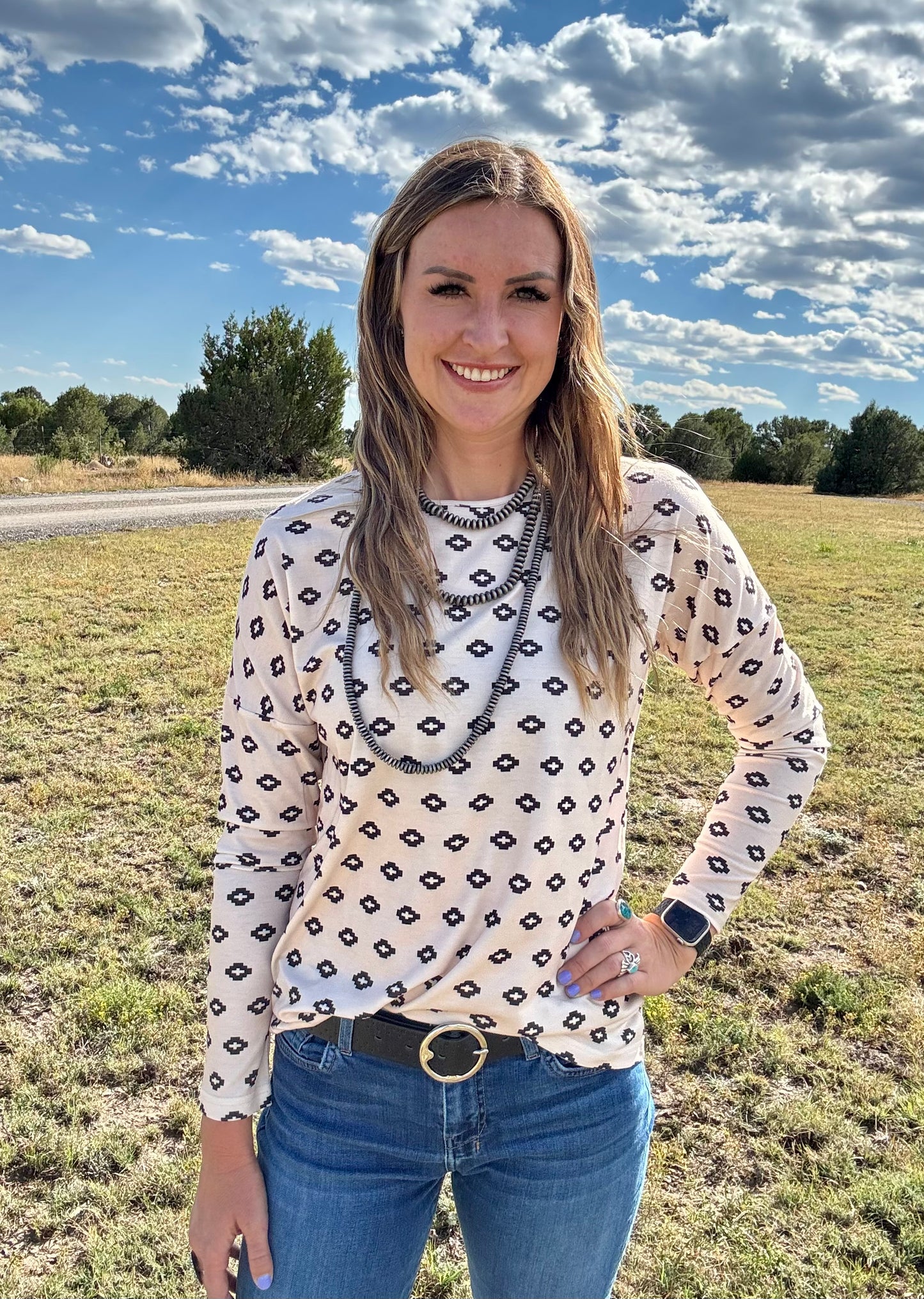 Alto Aztec Long Sleeve Top