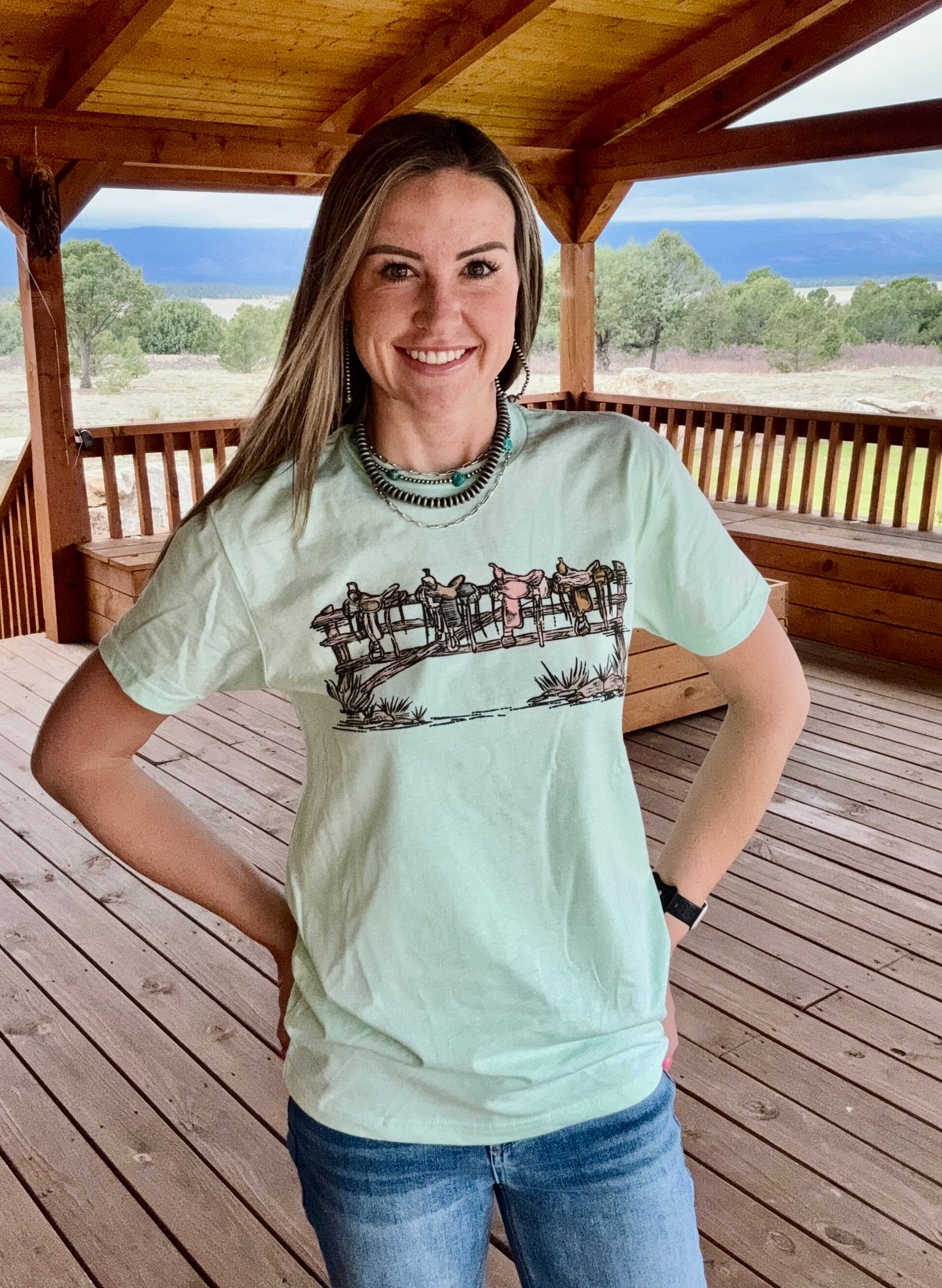 Back in the Saddle Tee